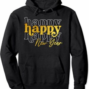 Happy new year basic hoodie